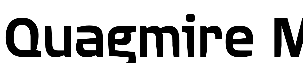 Quagmire-Medium font family download free