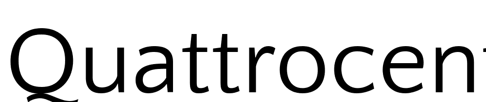 Quattrocento-Sans font family download free