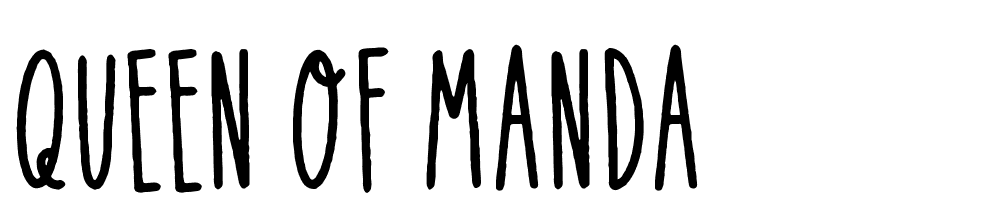 Queen-Of-Manda font family download free