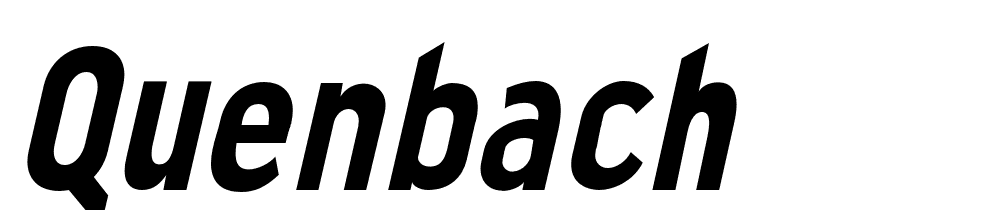 Quenbach font family download free