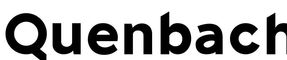 Quenbach font family download free