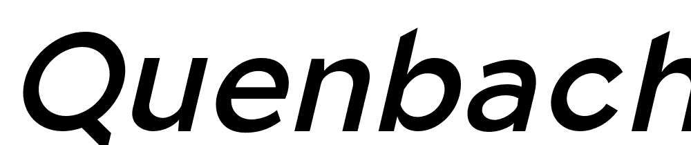 Quenbach font family download free