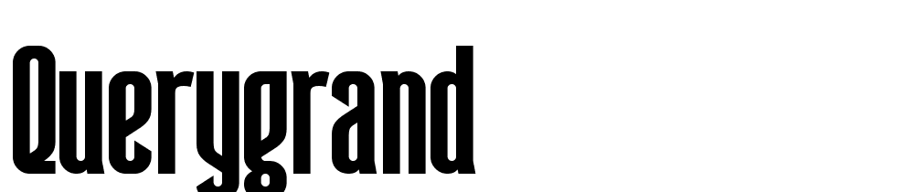 Querygrand font family download free