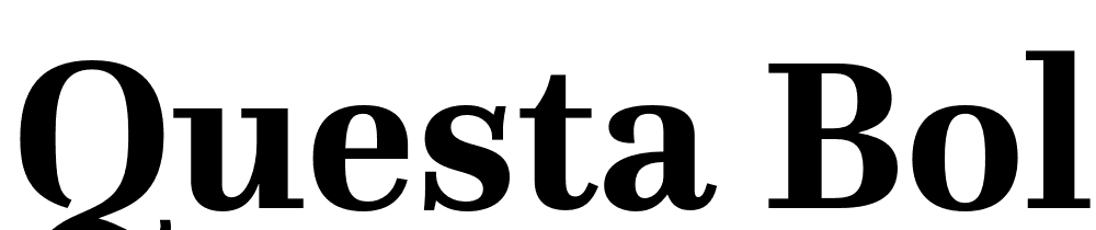 Questa-Bold font family download free