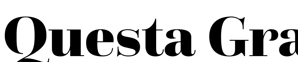 Questa-Grande-Black font family download free