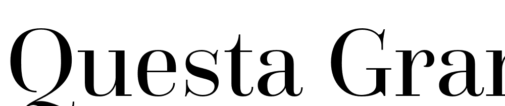 Questa Grande Regular font family download free