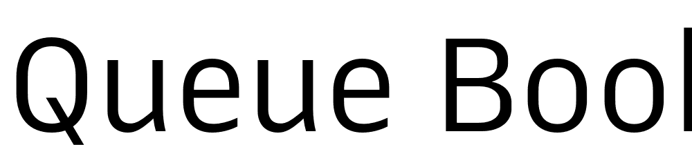 Queue-Book font family download free