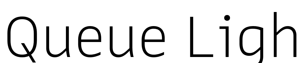 Queue-Light font family download free