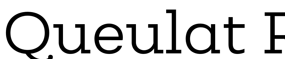 Queulat Regular font family download free