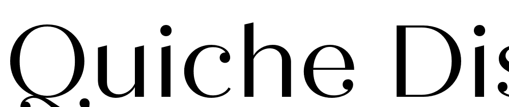 Quiche-Display-Regular font family download free