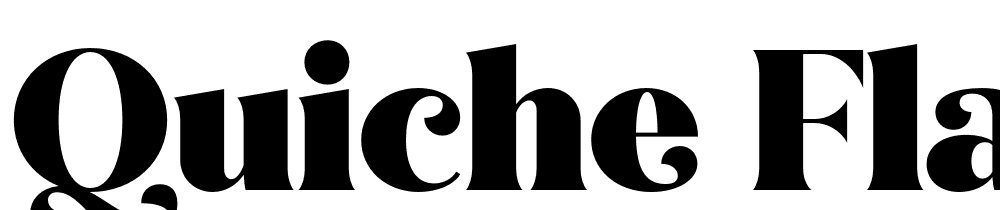 Quiche-Flare-Black font family download free