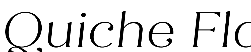 Quiche Flare font family download free