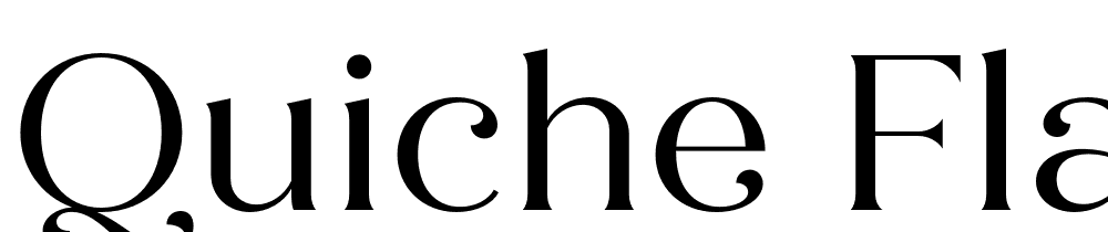 Quiche-Flare-Regular font family download free