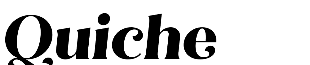 Quiche font family download free