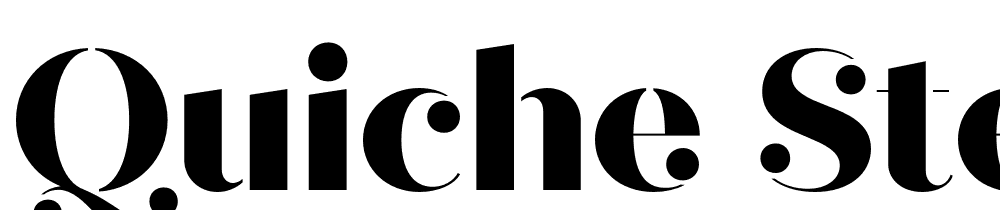 Quiche-Stencil-ExtraBold font family download free