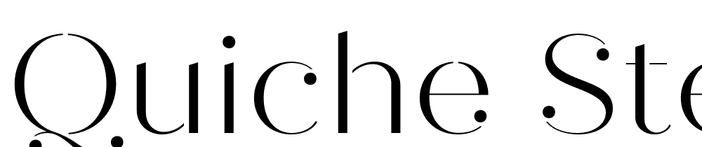 Quiche-Stencil-Light font family download free