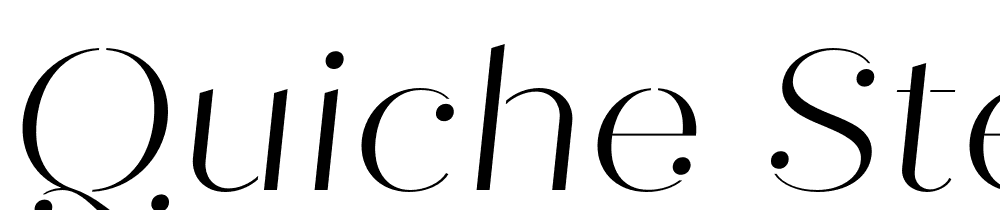 Quiche-Stencil-Light-Italic font family download free