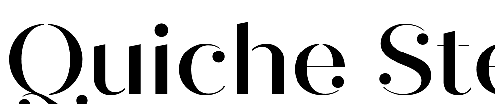 Quiche-Stencil-Medium font family download free