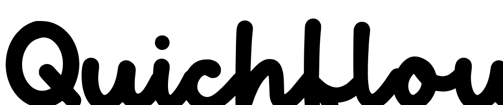 Quichflour font family download free