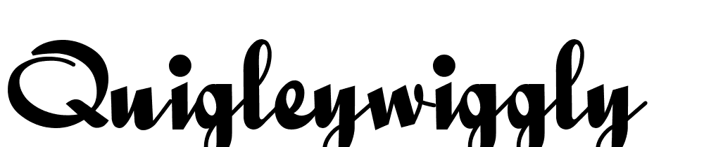 quigleywiggly font family download free