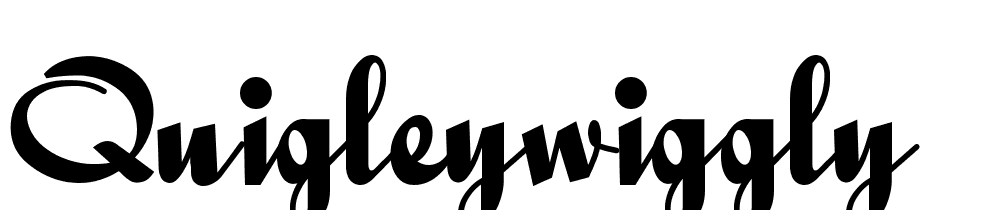 QuigleyWiggly font family download free