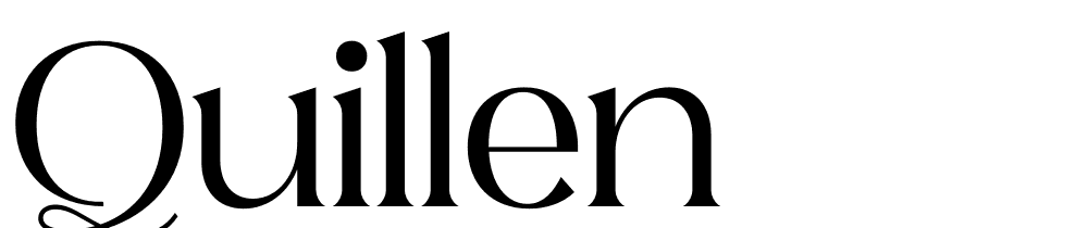 Quillen font family download free