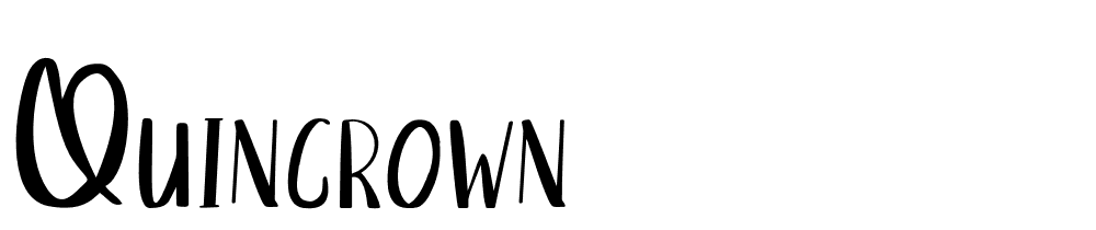 Quincrown font family download free