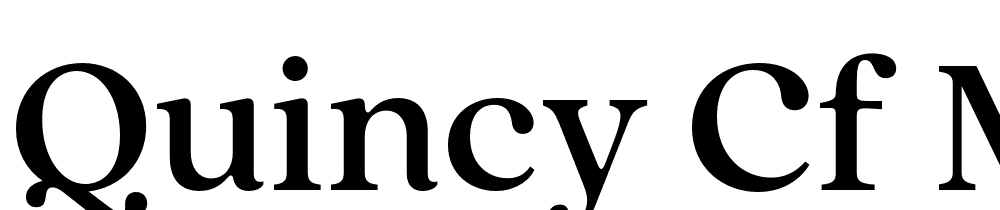 Quincy-CF-Medium font family download free