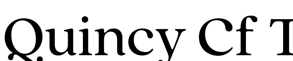 Quincy-CF-Text font family download free