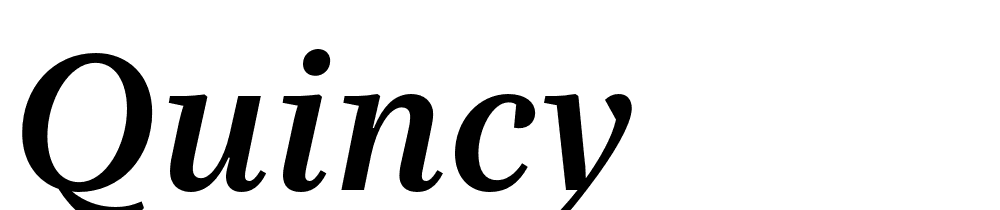 Quincy font family download free
