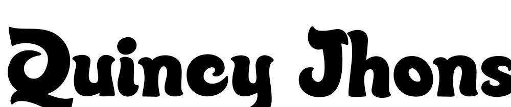 Quincy-Jhons font family download free