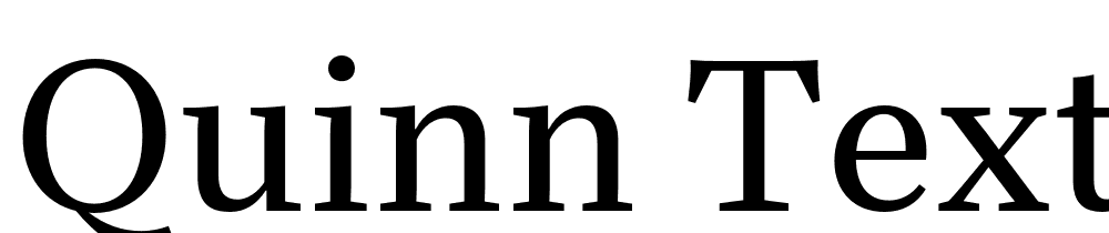 Quinn-Text font family download free