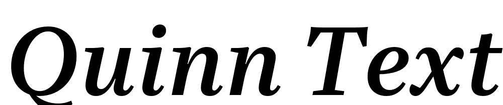 Quinn-Text-SemiBold-Italic font family download free