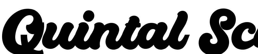 Quintal-Script-PERSONAL-USE-ONLY-Bold font family download free