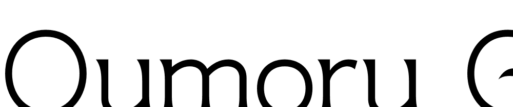 QUMORU-GENOCHI font family download free