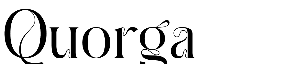 Quorga font family download free