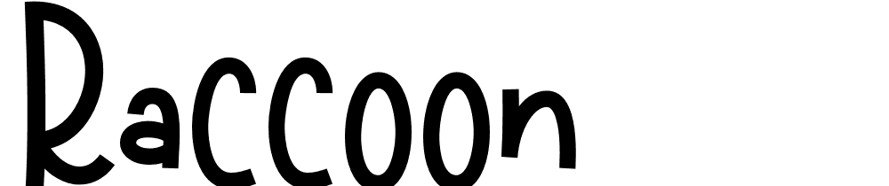 raccoon_2 font family download free