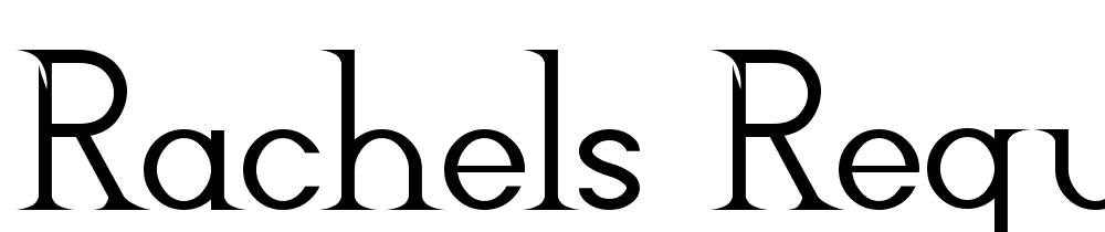 rachels-requiem font family download free