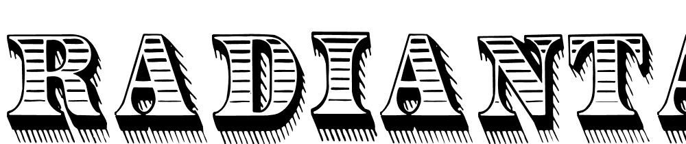 RadiantAntique font family download free