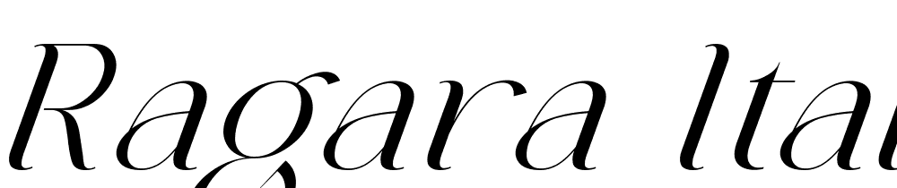 Ragara-Italic font family download free