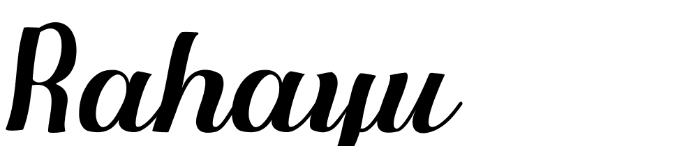 Rahayu font family download free