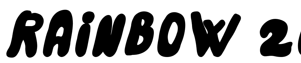 rainbow_2000 font family download free