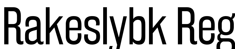 RakeslyBk-Regular font family download free