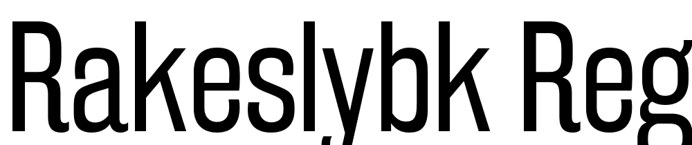 RakeslyBk-Regular font family download free