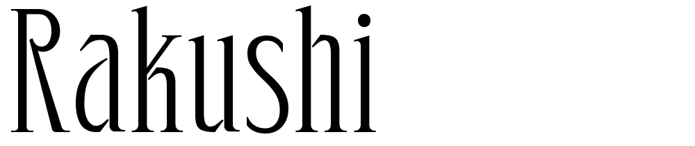 rakushi font family download free