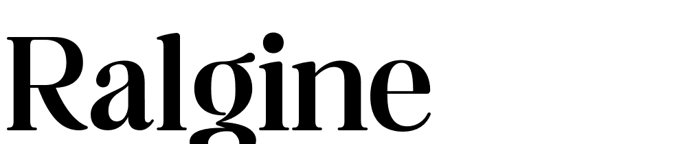 ralgine font family download free