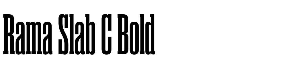 Rama-Slab-C-Bold font family download free