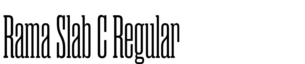 Rama-Slab-C-Regular font family download free