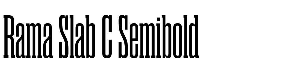 Rama-Slab-C-SemiBold font family download free