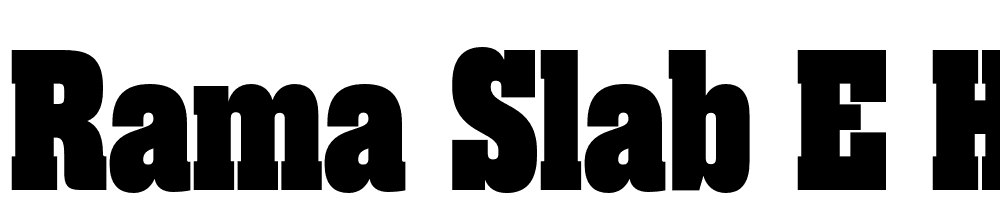 Rama-Slab-E-Heavy font family download free